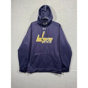 Under Armour Lakers Hockey Hoodie Pullover Fleece Lined‎ XL